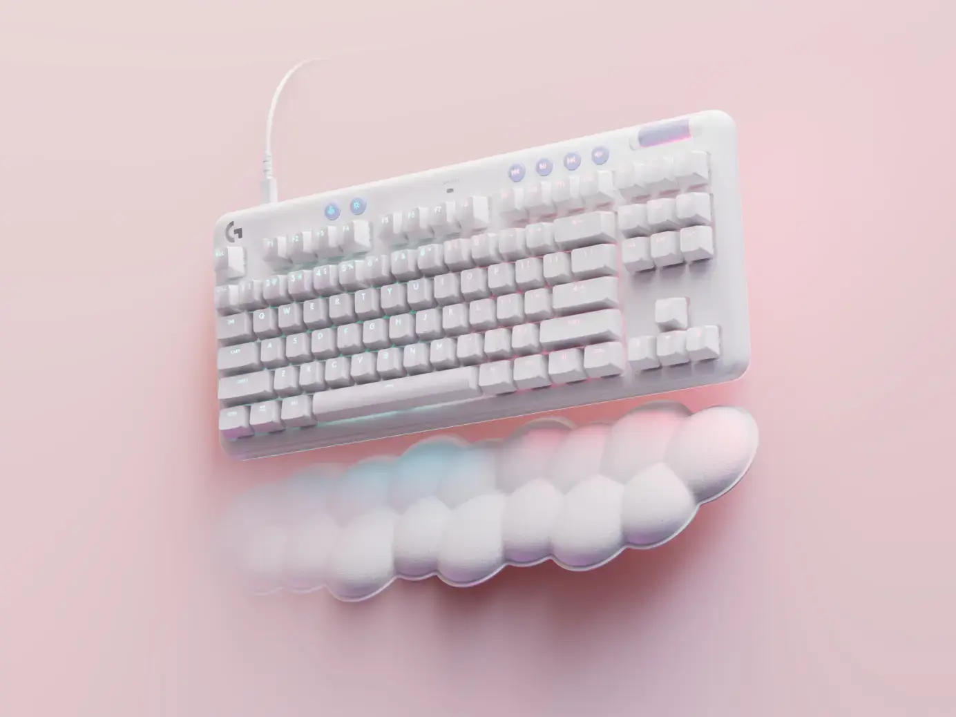 LOGITECH G713 žaidimų klaviatūra - OFF WHITE - (JAV) INTL - INTNL