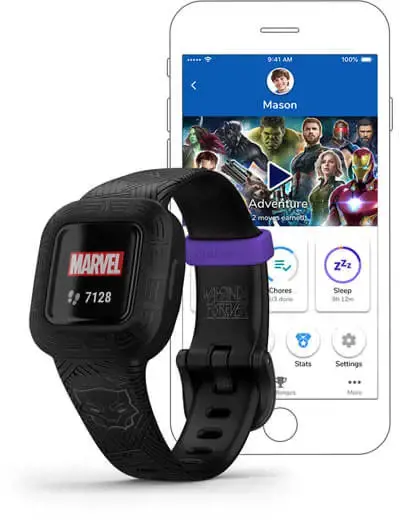 "Vivofit jr3", WW, "Marvel Black Panther