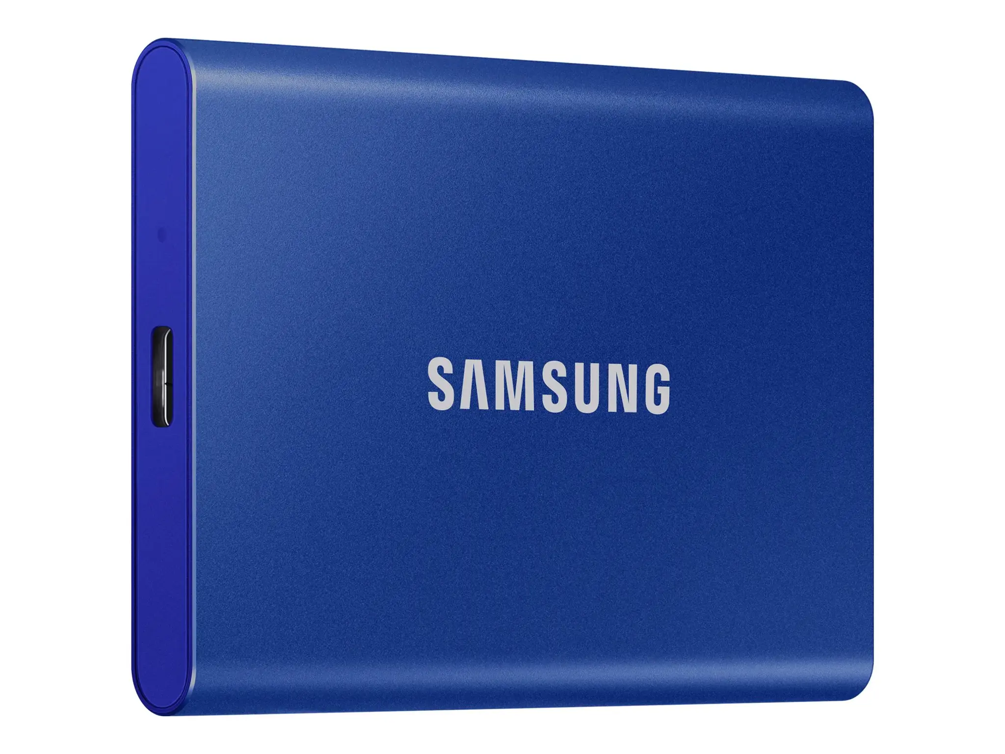 "Samsung" nešiojamasis SSD T7, 1000 GB, C tipo USB, 3.2 Gen 2 (3.1 Gen 2), 1050 MB/s, apsauga nuo slaptažodžio, mėlynas