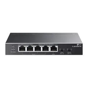 TP-Link TL-SG1005P-PD, Gigabit Ethernet (10/100/1000), Power over Ethernet (PoE), Wall mountable