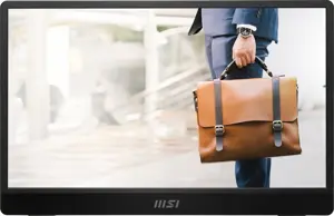 LCD Monitor MSI PRO MP161 E2U 15.6" Business Panel IPS 1920x1080 16:9 60Hz Matte Speakers Tilt Colour Black PROMP161E2U