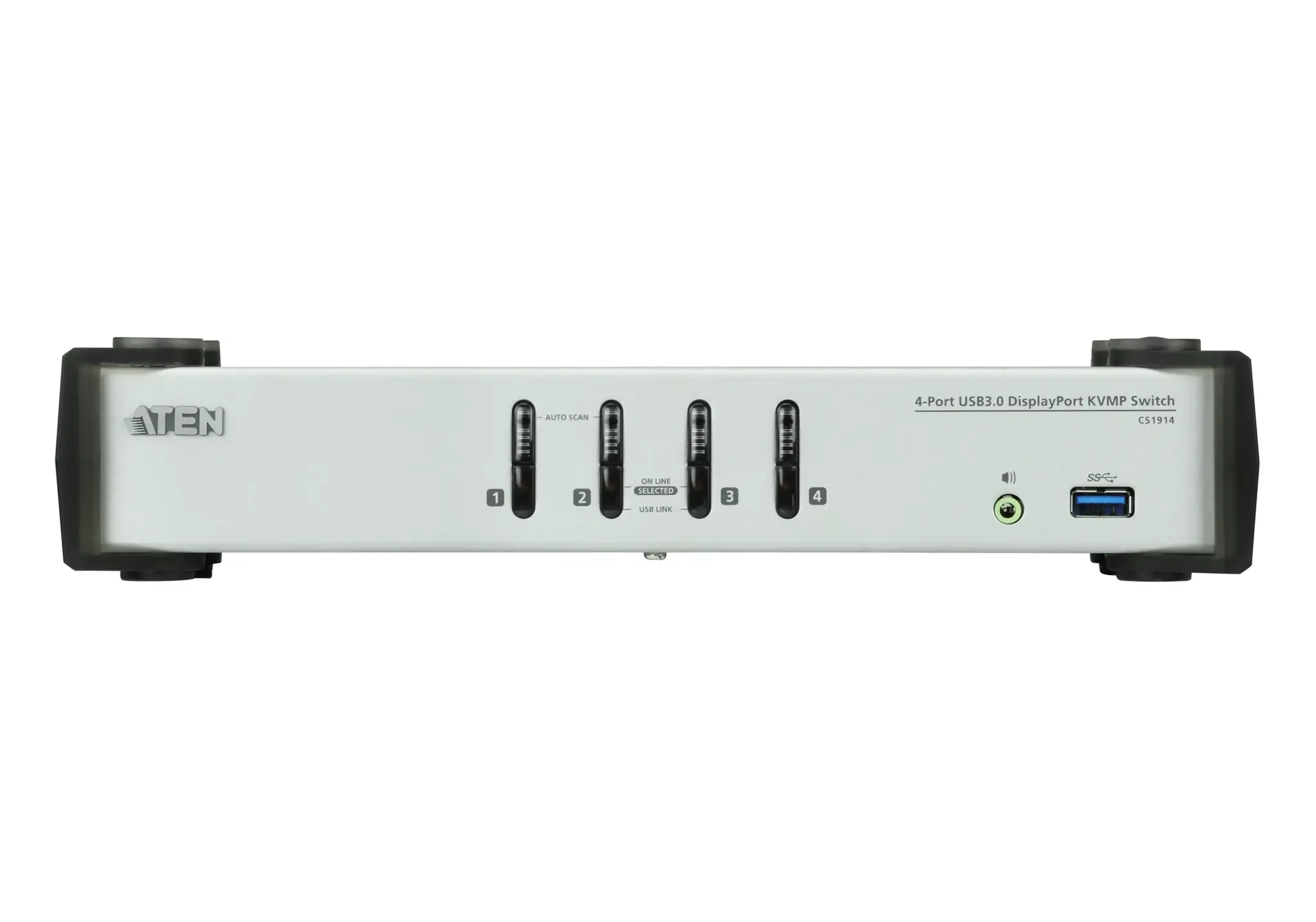 ATEN CS1914-AT-G ATEN CS1914 4-Port USB DP/Audio KVMP/USB 3.0 Switch