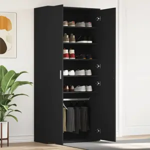 Batu skrynia su durimis Juoda 80 x 39 x 180 cm Apdirbta mediena