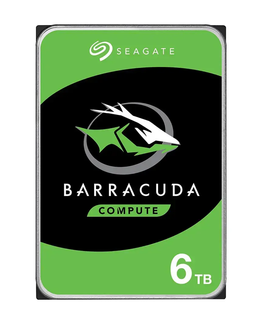 "Seagate Barracuda" 6 TB, 3,5 colių, 6000 GB, 5400 aps/min