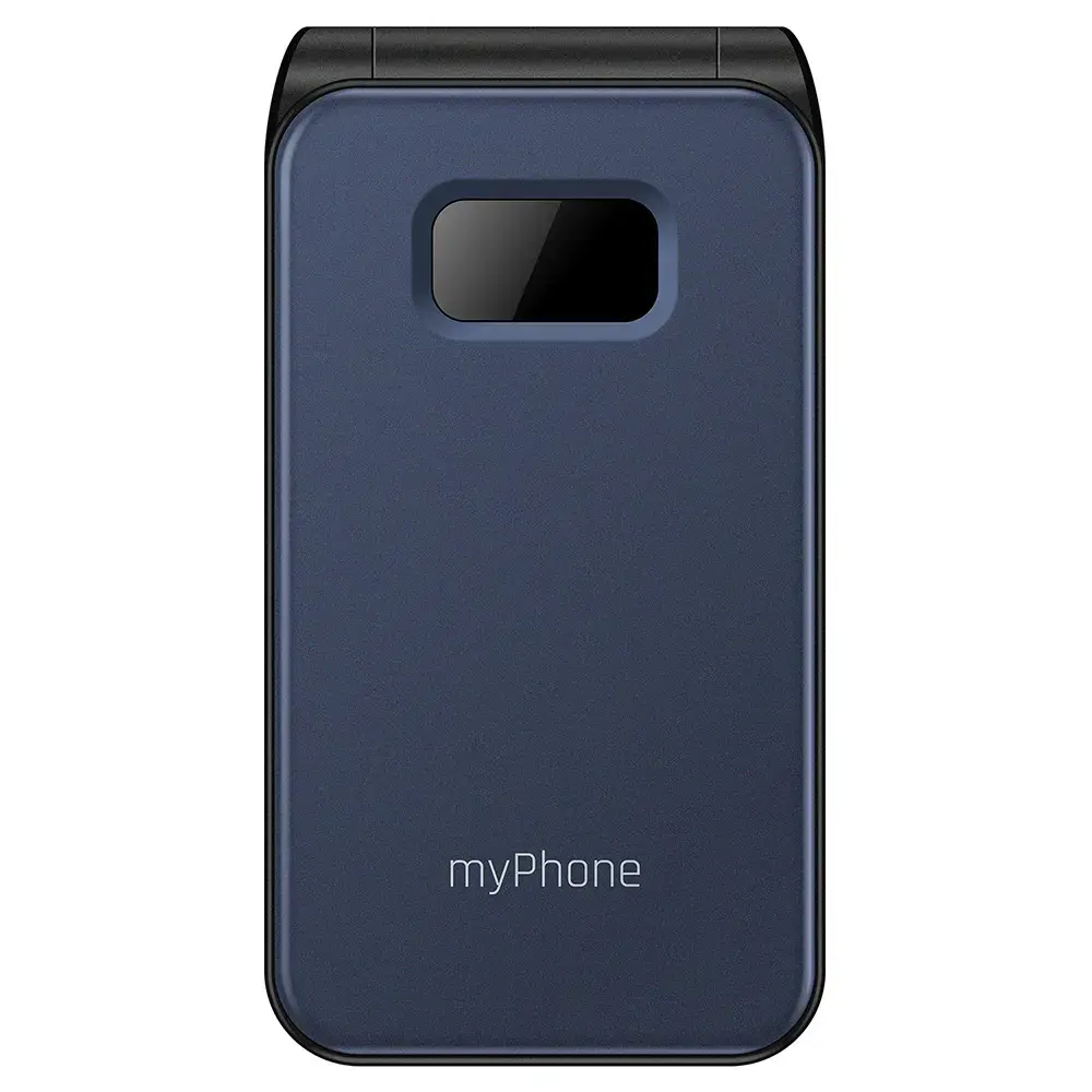myPhone Flip | LTE | Black | 2.8 " | TFT | 48 MB | 128 MB | 3G | Bluetooth | 2.1 | USB version Type-C | Built-in camera | Main camera resolution 1.3 MP | 1000 mAh