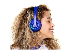 "Skullcandy" belaidės ausinės Cassette Wireless/Wired, On-Ear, mikrofonas, 3,5 mm, "Bluetooth", mėlynos spalvos