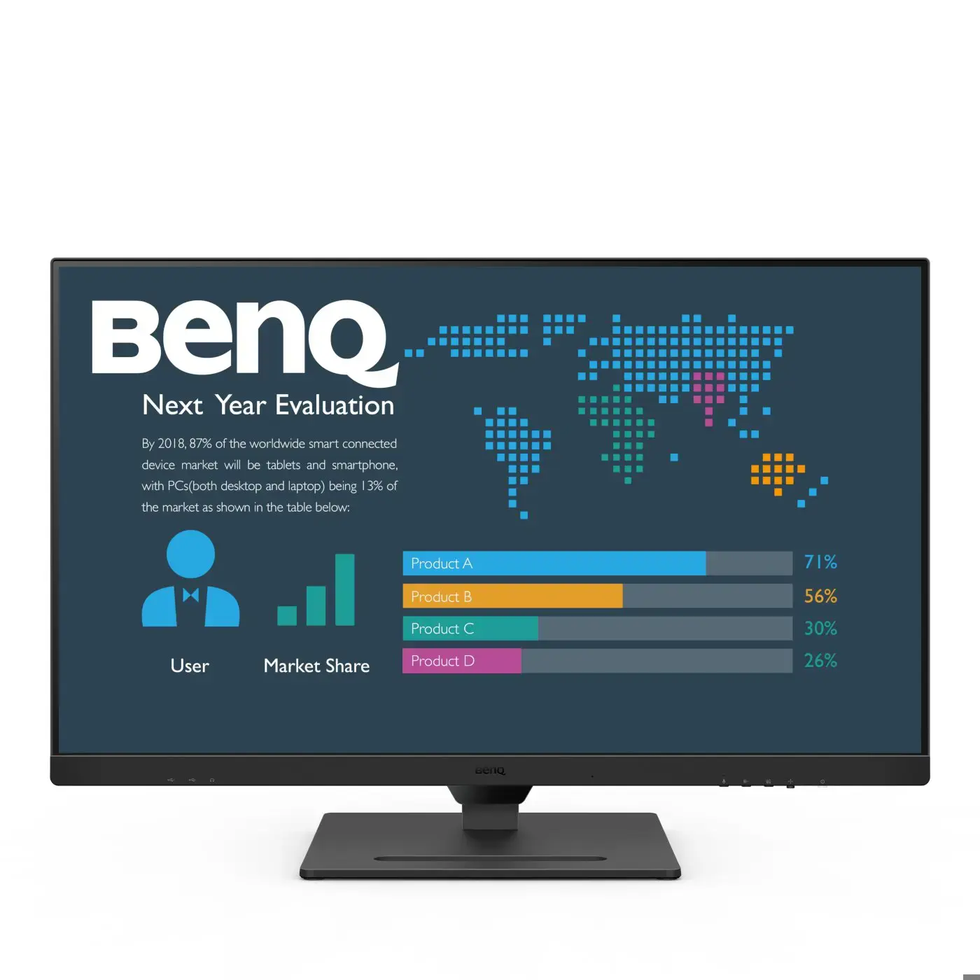 Monitorius BenQ BL3290QT, 80 cm (31.5"), 2560 x 1440 pixels, Quad HD, LED, 5 ms, Black