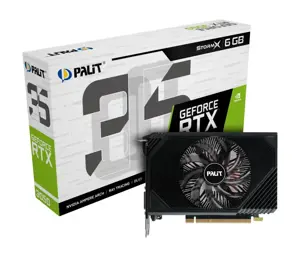 Vaizdo plokštė PALIT GeForce RTX 3050 6 GB, GDDR6, NE63050018JE-1072F