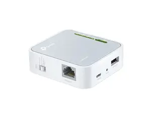 TP-Link AC750 Wireless Travel WiFi Router, Wi-Fi 5 (802.11ac), Dual-band (2.4 GHz / 5 GHz), Ethernet LAN, 3G, White, Portable router