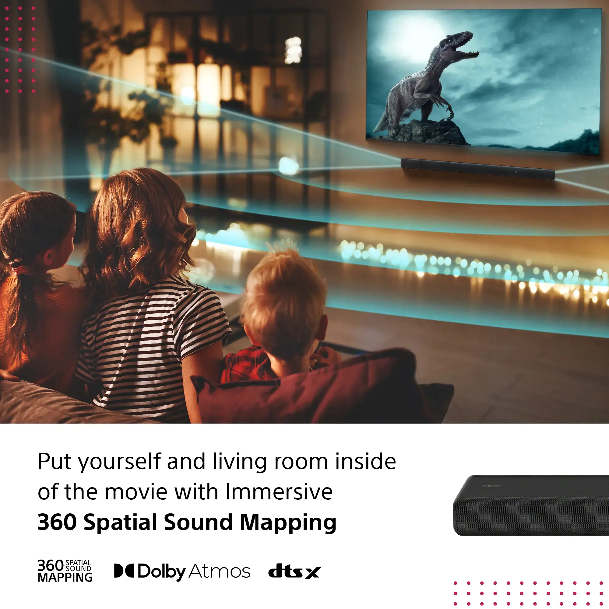 "Sony HT-A3000", 3.1 kanalo, 250 W, DTS, DTS 96/24, DTS Virtual:X, DTS-ES, DTS-HD HR, DTS-HD Master Audio, DTS:X, Dolby Atmos, Dolby..., 250 W, integruotas, juodas