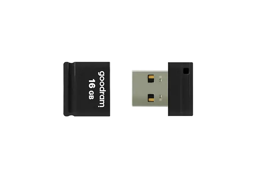 Goodram UPI2, 16 GB, USB Type-A, 2.0, 20 MB/s, Cap, Black