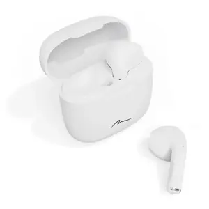 MEDIATECH MT3589W R-PHONES- "Bluetooth" ausinės TWS su maitinimo baterija. Balta