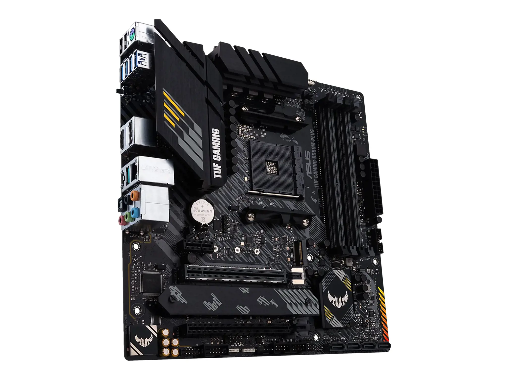 ASUS TUF GAMING B550M PLUS, AMD, "Socket AM4", 3 kartos "AMD Ryzen™ 3", 3 kartos "AMD Ryzen 5", 3 kartos "AMD Ryzen™ 7", 3 kartos..., DDR4-SDRAM, 128 GB, DIMM