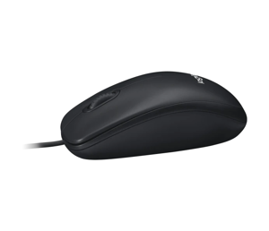 "Logitech" pelė M100, dvipusė, optinė, A tipo USB, 1000 DPI, juoda