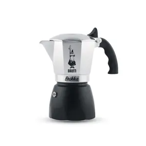 Bialetti Brikka Moka pot 0.17 L Black, Stainless steel
