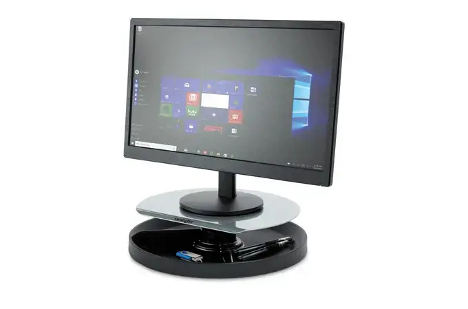"Kensington SmartFit® Spin2™" monitoriaus stovas - juodas, laisvai pastatomas, 18 kg, juodas