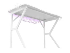 Žaidimų stalas Genesis Holm 320 RGB, Balta