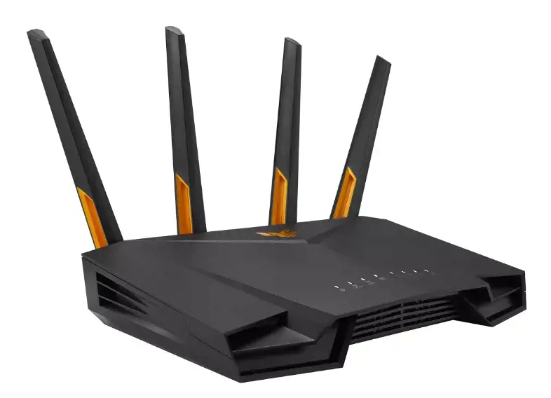 ASUS TUF-AX4200, "Wi-Fi 6" (802.11ax), dviejų dažnių (2,4 GHz / 5 GHz), Ethernet LAN, juodas, stalinis maršrutizatorius
