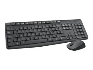 LOGITECH MK235 belaidė klaviatūra ir pelė GREY US INT