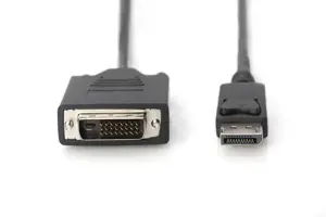 ASSMANN adapteriskabelis DisplayPort 1.2 DVI-D 24+1 M/M skaitmeninis Full HD Dual Link 2m max. 2560 x 1600