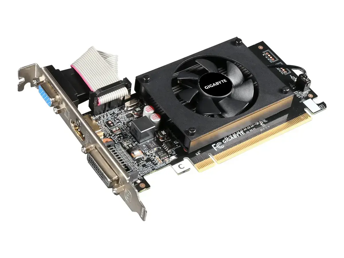 Vaizdo plokštė GIGABYTE GeForce GT 710 2 GB, GDDR3, 64 bitai, GV-N710D3-2GL