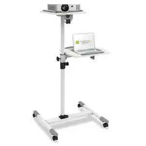 TECHLY 309593 Techly Universalus projektoriaus / nešiojamojo kompiuterio vežimėlis su dviem lentyno…