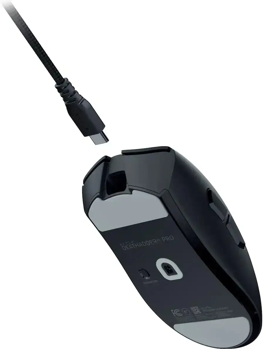 Razer DeathAdder V4 Pro Belaidė žaidimų pelė RF Wireless + USB-A, 45000 DPI, Juoda