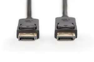 ASSMANN "Displayport" kabelis 2 m AWG28 2x ekranuotas 20 kontaktų juodas