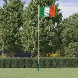 Airijos vėliava su stiebu, aliuminis, 6,23m