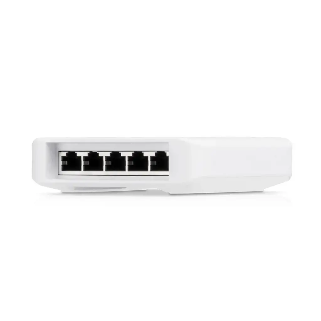 UBIQUITI USW-Flex Ubiquiti USW-Flex 5 x Gigabit UniFi komutatorius (1x PoE įėjimas, 4x PoE+/48V PoE išėjimas 46W)