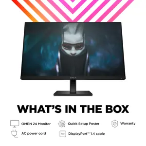 HP 780D9E9, 60,5 cm (23,8"), 1920 x 1080 taškų, "Full HD", 1 ms, juoda