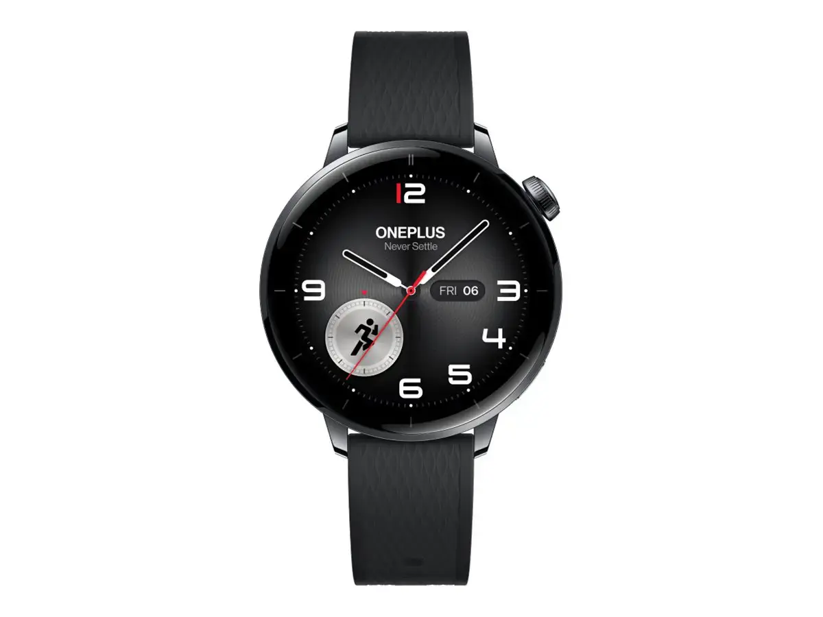 OnePlus Watch 3 43mm 3.35 cm (1.32") AMOLED Digital 466 x 466 pixels Touchscreen Black, Titanium Wi-Fi GPS (satellite)