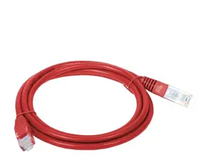 Patchcord UTP A-LAN KKU5CZE1 (RJ45 - RJ45 ; 1 m; UTP; kat. 5e; raudona spalva)