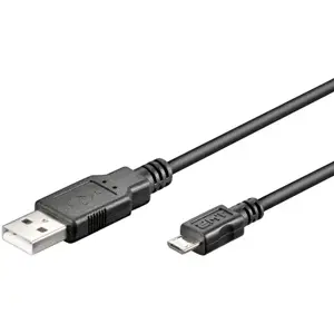 ASSMANN USB 2.0 jungiamasis kabelis A tipo - micro B M/M 1,8 m USB 2.0 atitinka bl