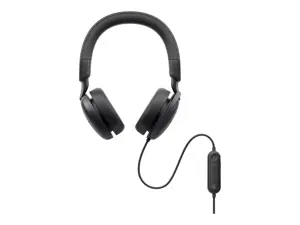 DELL WH5024, Wired, Calls/Music, 20 - 20000 Hz, 189 g, Headset, Black