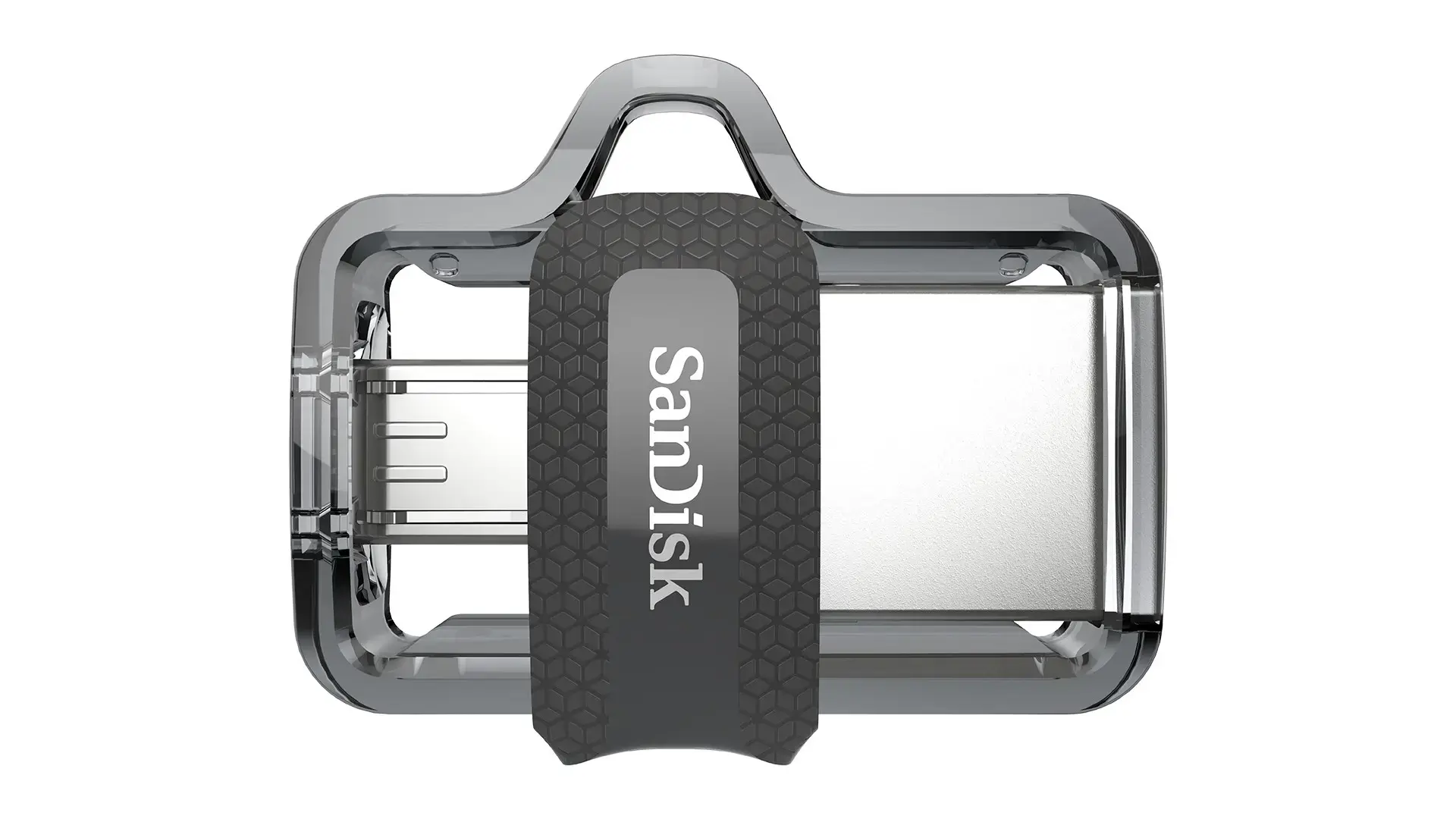 "SanDisk Ultra Dual Drive m3.0" 256 GB pilkos ir sidabrinės spalvos; EAN: 619659154400