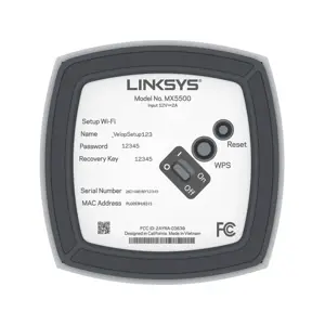 Linksys Atlas Pro 6, baltas, vidinis, 502 m², dviejų dažnių (2,4 GHz / 5 GHz), Wi-Fi 6 (802.11ax), 802.11a, 802.11b, 802.11g, Wi-Fi 4 (802.11n), Wi-Fi 5 (802.11ac), Wi-Fi 6 (802.11ax)