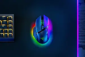 Razer Basilisk V3 Pro 35K Belaidė žaidimų pelė RF Wireless + Bluetooth + USB-A, 35000 DPI, Juoda