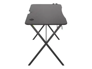 Žaidimų stalas Natec Genesis Holm 200 RGB, Juoda