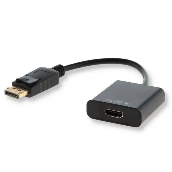 "Savio CL-55" vaizdo kabelio adapteris 0,2 m DisplayPort HDMI A tipo (standartinis) Juodas