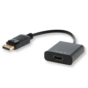 "Savio CL-55" vaizdo kabelio adapteris 0,2 m DisplayPort HDMI A tipo (standartinis) Juodas