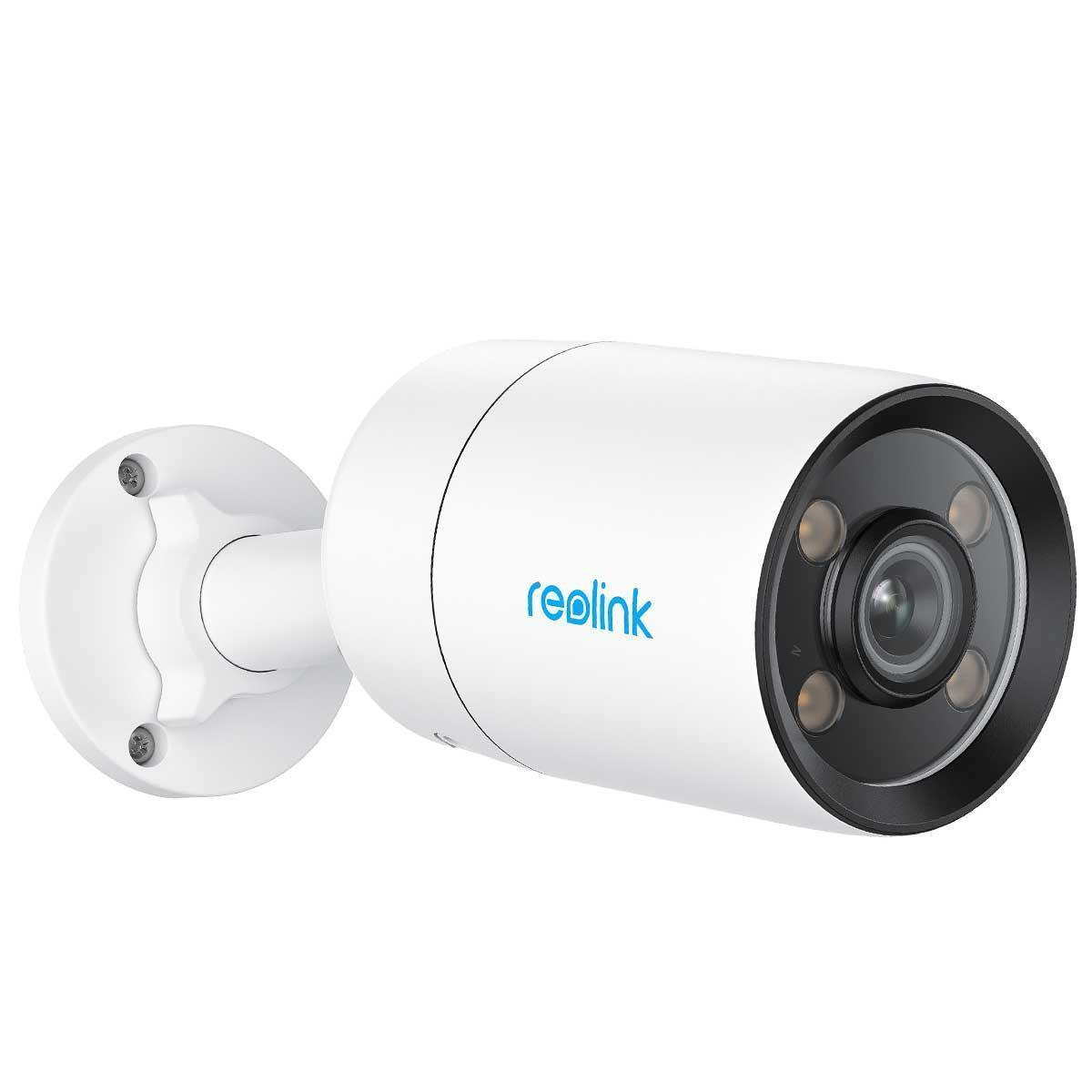 Reolink ColorX Series P320X - 4MP Outdoor Camera, True Color Night Vision, PoE, 3000K Adjustable Warm Light, IP security camera, Outdoor, Wired & Wireless, Google Assistant, 400 lm, 3000 K