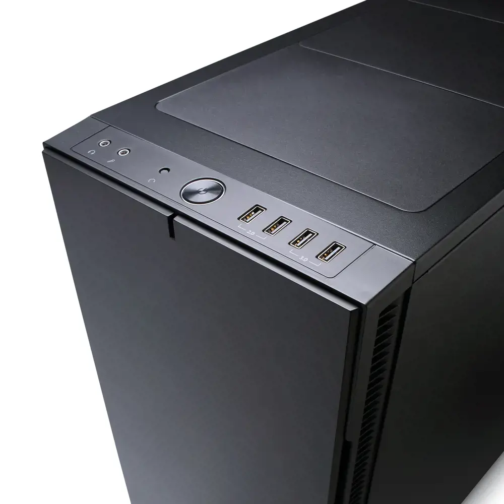 "Fractal Design Define R5", "Midi Tower", asmeninis kompiuteris, juodas, ATX, micro ATX, Mini-ITX, 18 cm, 44 cm