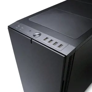 "Fractal Design Define R5", "Midi Tower", asmeninis kompiuteris, juodas, ATX, micro ATX, Mini-ITX, 18 cm, 44 cm