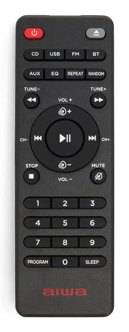 Aiwa MSBTU-550 home audio system Home audio micro system 50 W Black