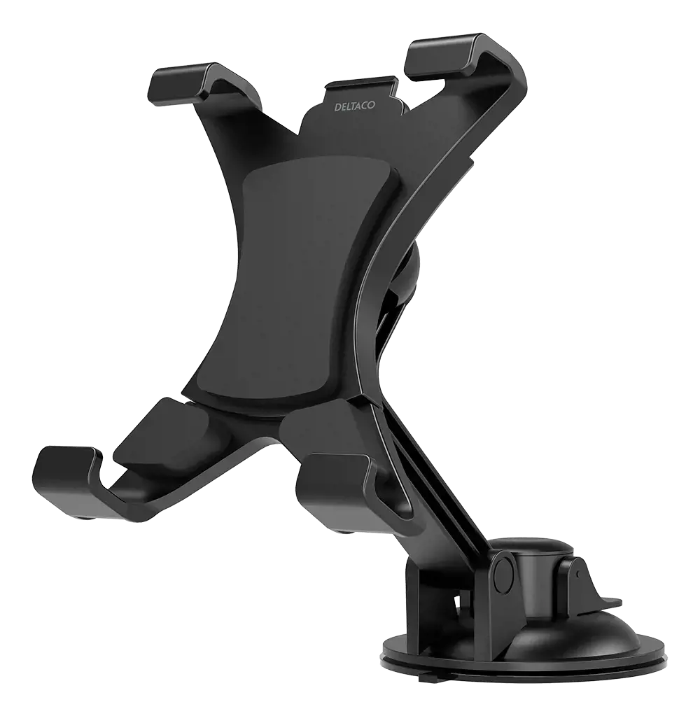 Mašininis planšetės laikiklis DELTACO 120-190mm, juodas / ARM-C100