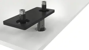 DELL dvigubo monitoriaus laikiklis - MDA20, 10 kg, 48,3 cm (19"), 68,6 cm (27"), reguliuojamas aukštis, juodas