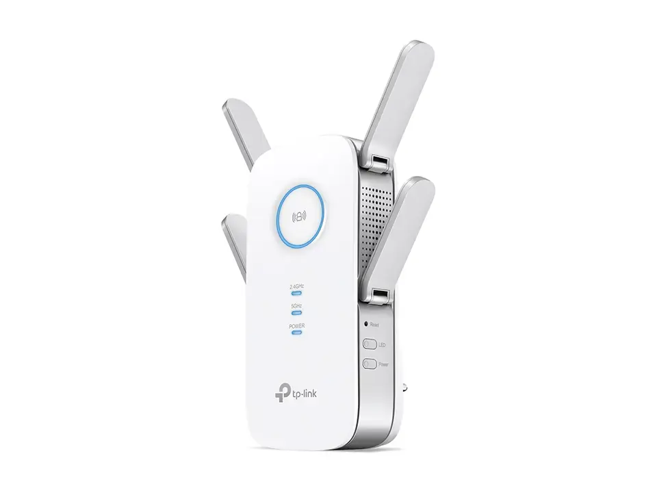 TP-Link AC2600 Wi-Fi diapazono ilgintuvas, tinklo kartotuvas, 1733 Mbit/s, 10,100,1000 Mbit/s, Windows 10 Education, Windows 10 Education x64, Windows 10 Enterprise, Windows 10 Enterprise x64,..., išorinis, 10/100/1000Base-T(X)