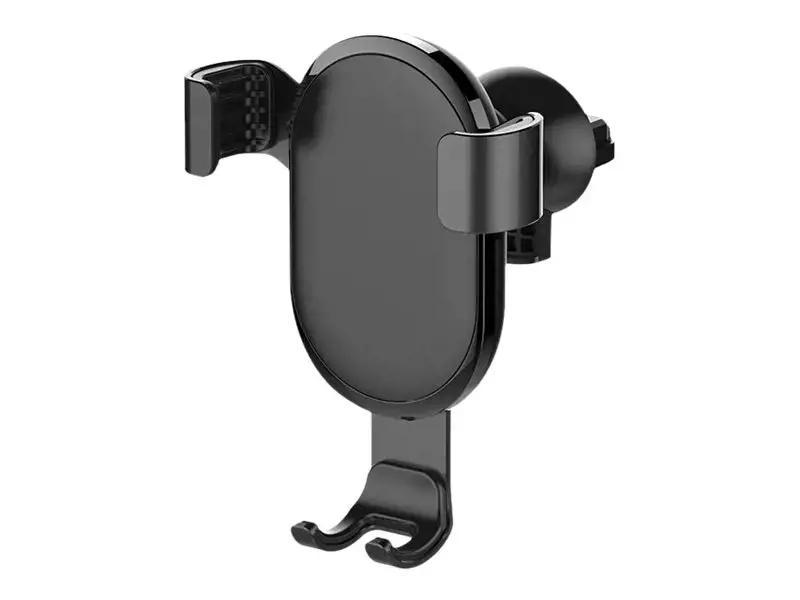 "ColorWay" metalinis gravitacinis laikiklis išmaniajam telefonui, juodas, 6,5 ", reguliuojamas, 360 °