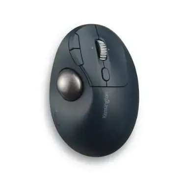 "Kensington Pro Fit Ergo TB550 Trackball", dešinės rankos, Trackball, RF belaidis + "Bluetooth", 1600 DPI, juodas, pilkas
